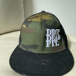 Camo Drop dead Fit flat bill